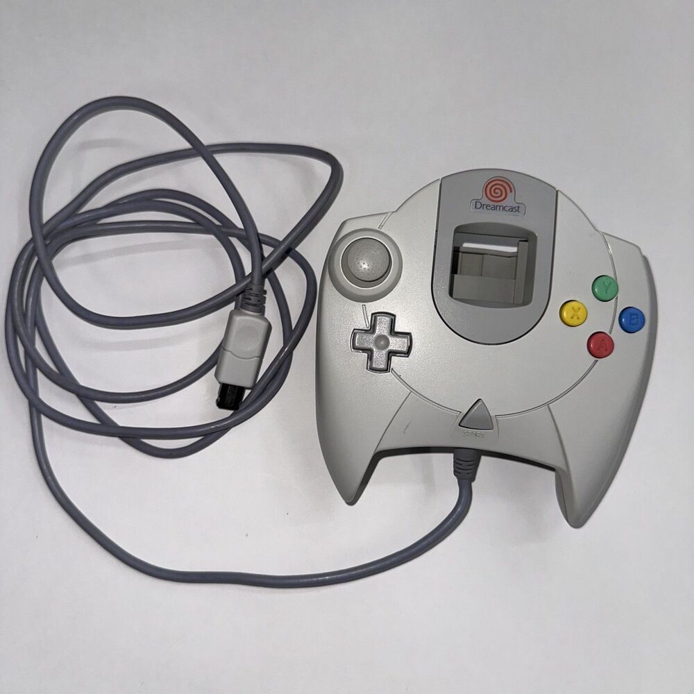 Sega Dreamcast OEM Controller HKT-7700 Official White Wired Gamepad